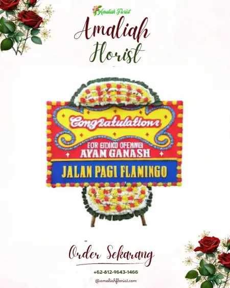 Sewa Papan Bunga Tengah Tani